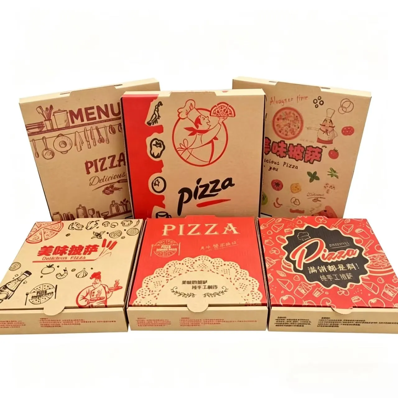 Cửa hàng pizza ở Úc đặt lại hộp bánh pizza theo yêu cầu