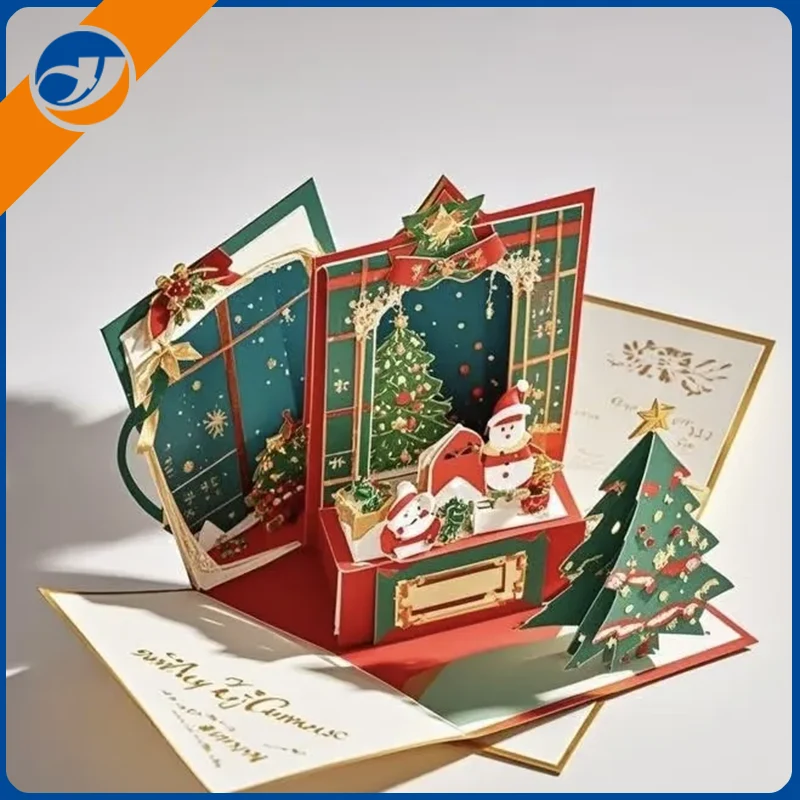 Thẻ giấy 3D Giáng sinh