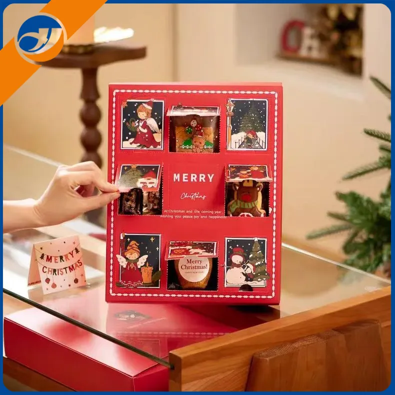 Hộp mù quà tặng Giáng sinh bằng giấy